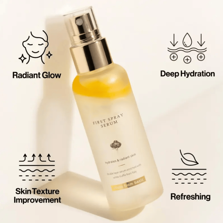 White Truffle First Spray Serum - Authentic Face Glow Serum - Lightweight & Vegan Serum Face Spray(🔥The more you buy, the better the deal🔥)
