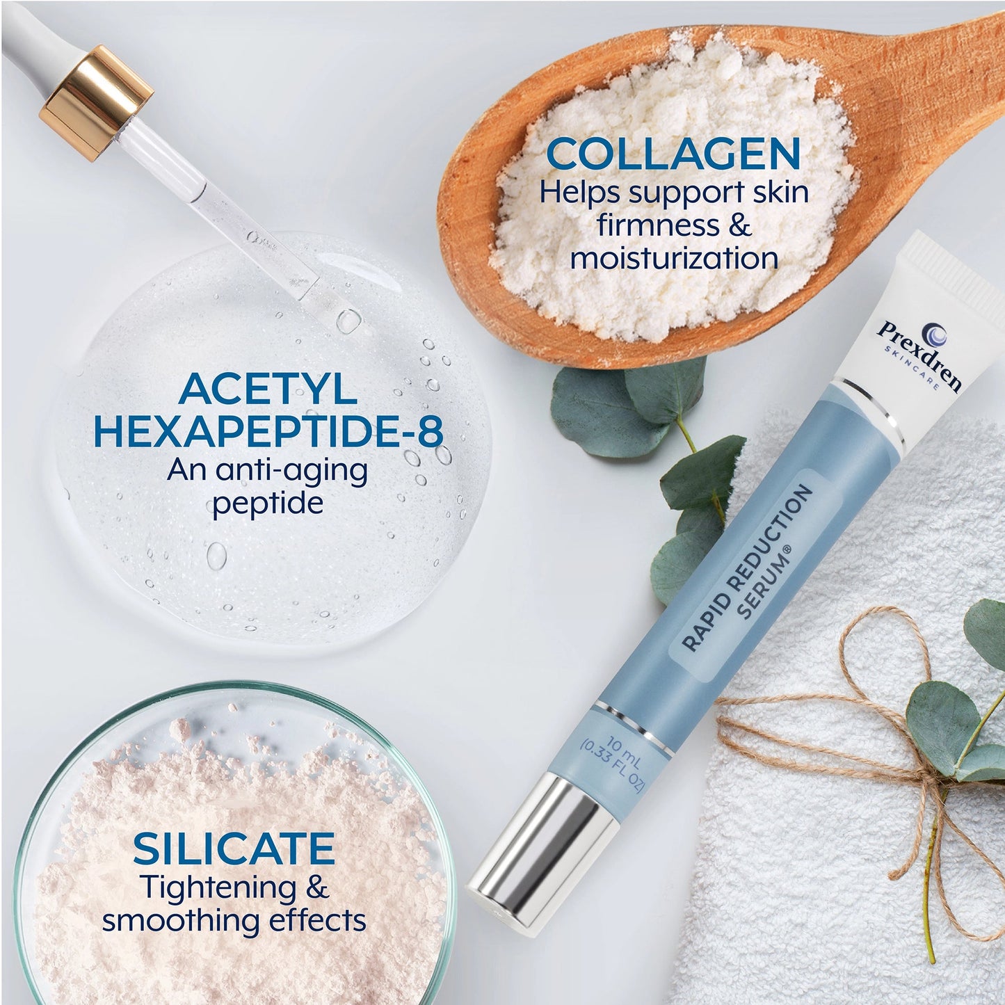 🌟 Prexdren® Rapid Reduction Eye Serum — Instantly reduces eye bags, wrinkles, and dark circles
