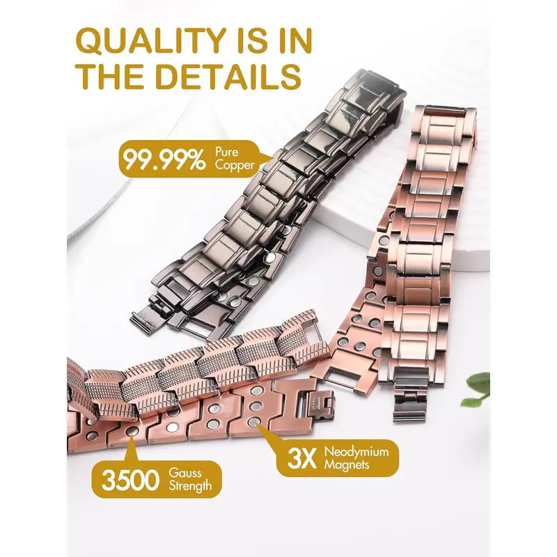 Copper magnetic bracelet——Relieve fatigue and promote blood circulation 🔥