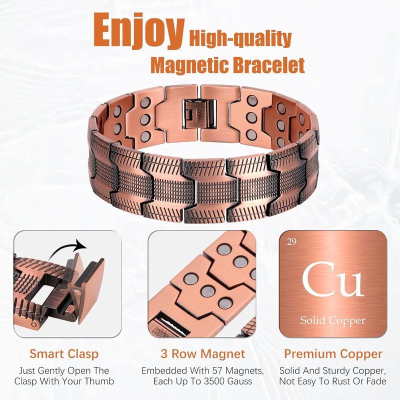 Copper magnetic bracelet——Relieve fatigue and promote blood circulation 🔥