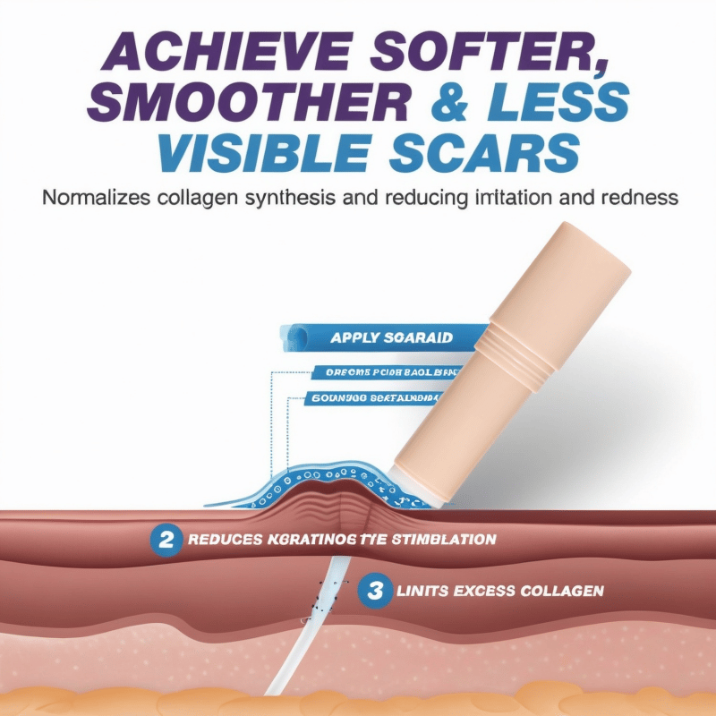 Skin Scar Solutions🛡️ 60% Silicone Scar Stick.