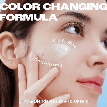 🌟Cream Stick V White Korean Color-Changing Foundation Stick with Volufiline