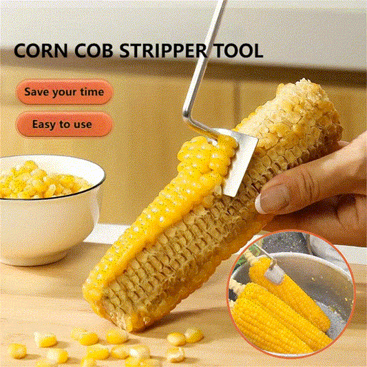 🔥Last Day 70% OFF🔥 Long Handle Stainless Steel Corn Stripping Tool StripChef