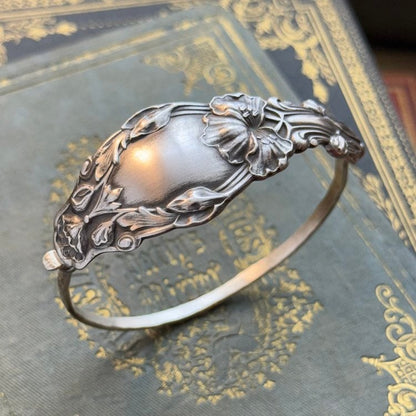 🔥LAST DAY 60% OFF✨Handmade Sterling Spoon Bangle - Crafted from Authentic Vintage Silverware